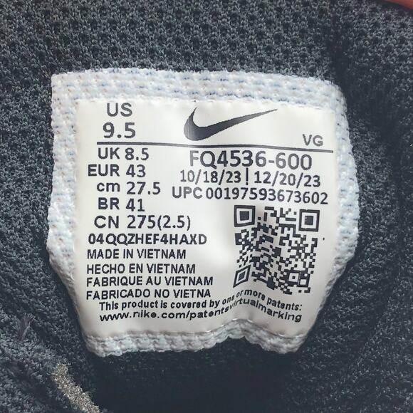 Nike Men's Alpha Menace 4 Shark SE Football Cleats Size 9.5 Red Black NWOB - Picture 11 of 11